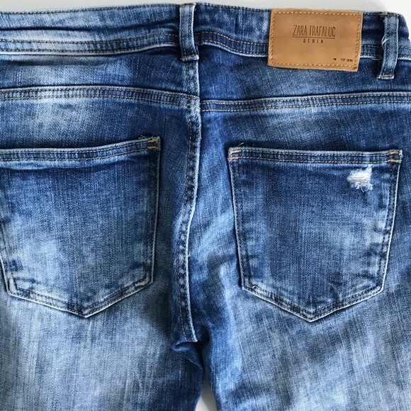 Zara distressed skinny jeans, size 24 - Picture 4 of 6